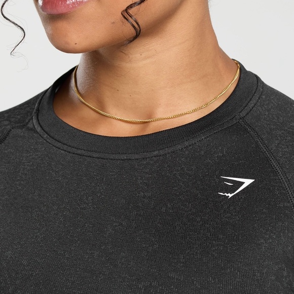 Gymshark adapt fleck seamless long sleeve crop top - Picture 5 of 5